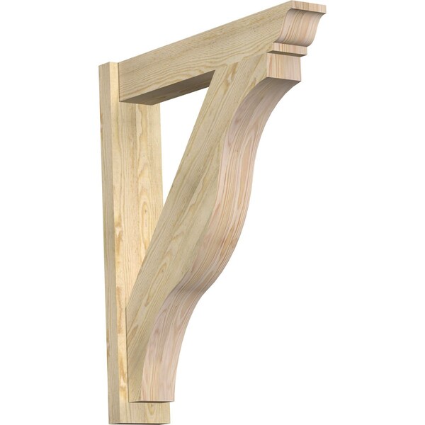 Ekena Millwork Funston Traditional Rough Sawn Outlooker, Douglas Fir, 6"W x 30"D x 36"H OUT06X30X36FST01RDF - main